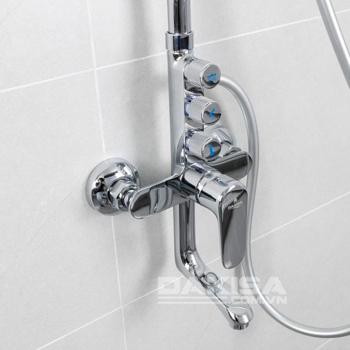 Sen cây tắm đứng nóng lạnh đồng thau Dakisa DSC03 2