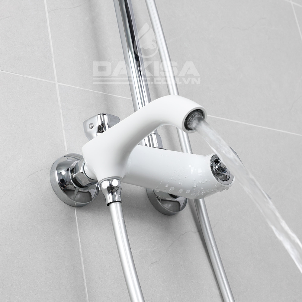 Sen cây tắm nóng lạnh màu trắng Dakisa DSC11 4