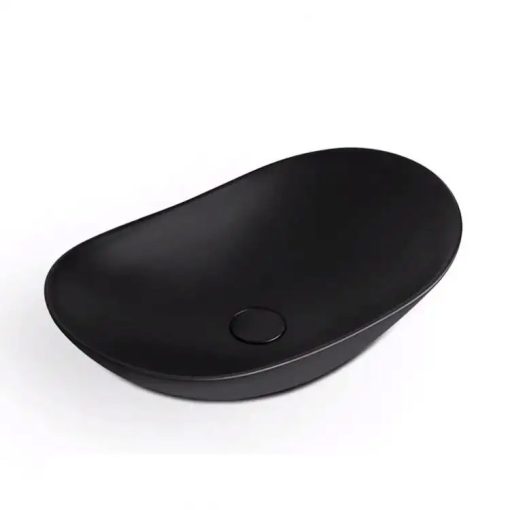 Chậu lavabo sứ đặt bàn oval LB-6036