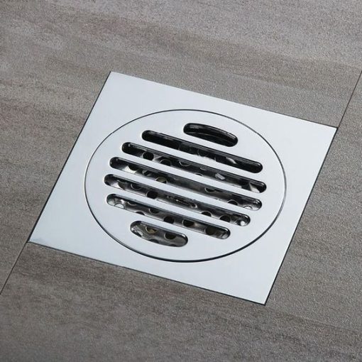 Hố ga thoát sàn chống hôi thau Dakisa HG08A - 12x12 cm