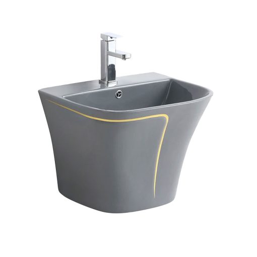 Chậu lavabo khối treo tường LT-1012