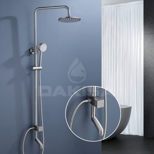 Sen cây tắm đứng lạnh inox 304 Dakisa DSCI08