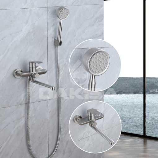 Vòi sen tắm inox 304 nóng lạnh Dakisa DSBI01