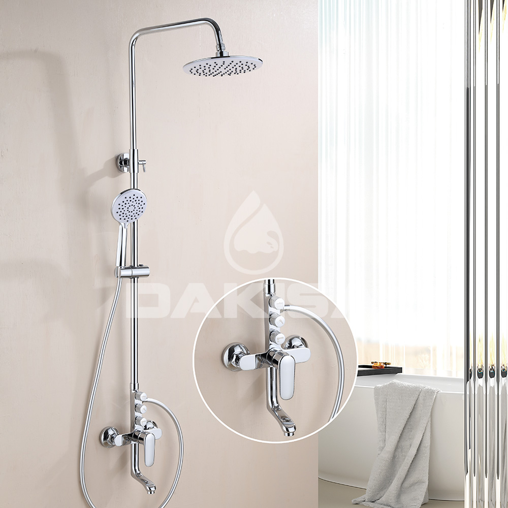 Sen cây tắm đứng nóng lạnh đồng thau Dakisa DSC03