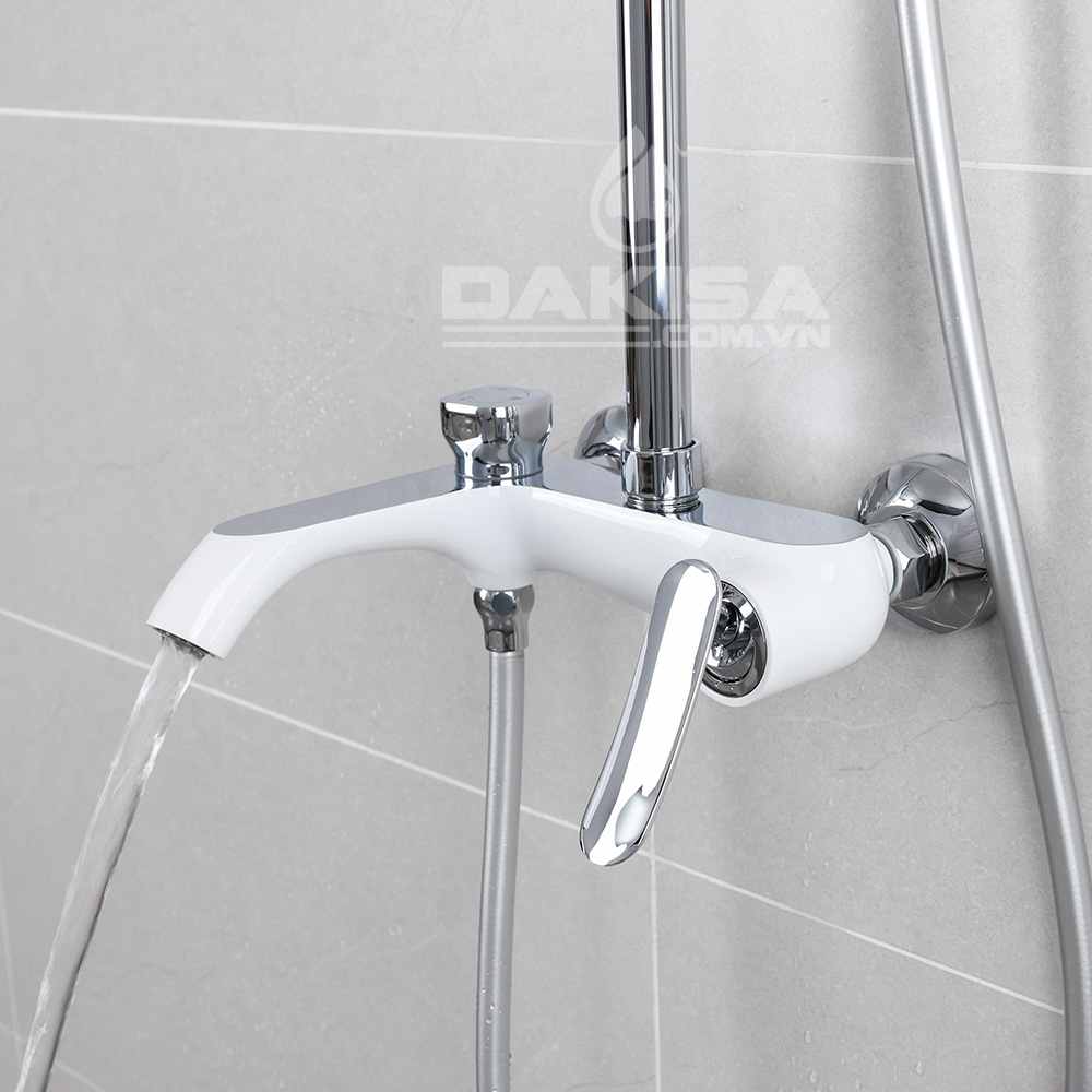 Sen cây tắm nóng lạnh màu trắng Dakisa DSC11 3