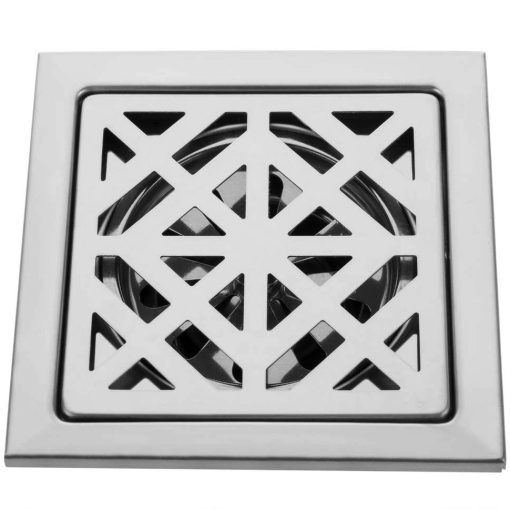 Hố ga thoát sàn chống hôi inox Dakisa HG01B - 15x15 cm