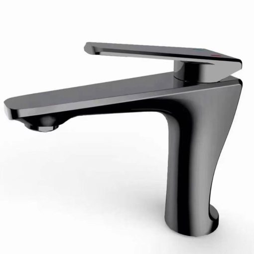 Vòi chậu lavabo nóng lạnh xám Dakisa DLN07