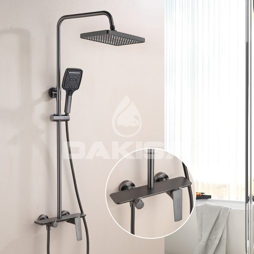 Sen cây tắm đứng nóng lạnh xám Dakisa DSC25