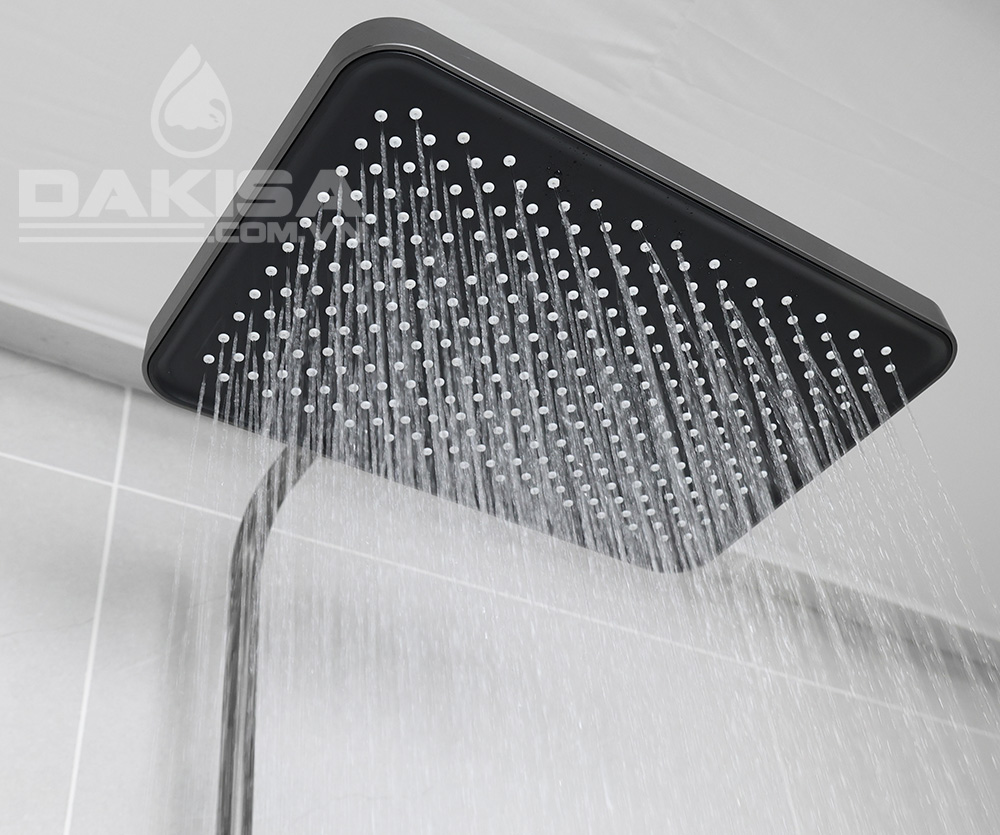 Sen cây tắm đứng phím đàn xám hiển thị nhiệt độ Dakisa DSC05 6