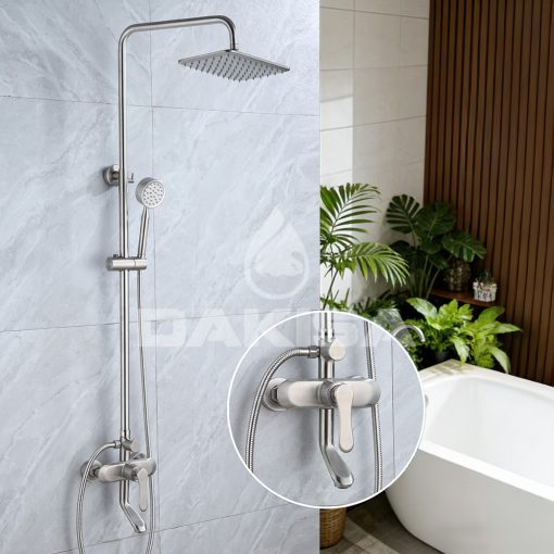 Sen cây tắm đứng nóng lạnh inox 304 Dakisa DSCI01V